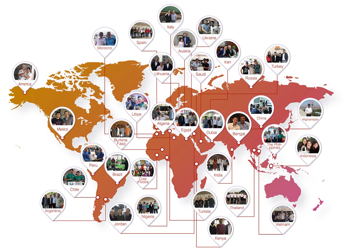 3000+кліентаў у-120-краінах+